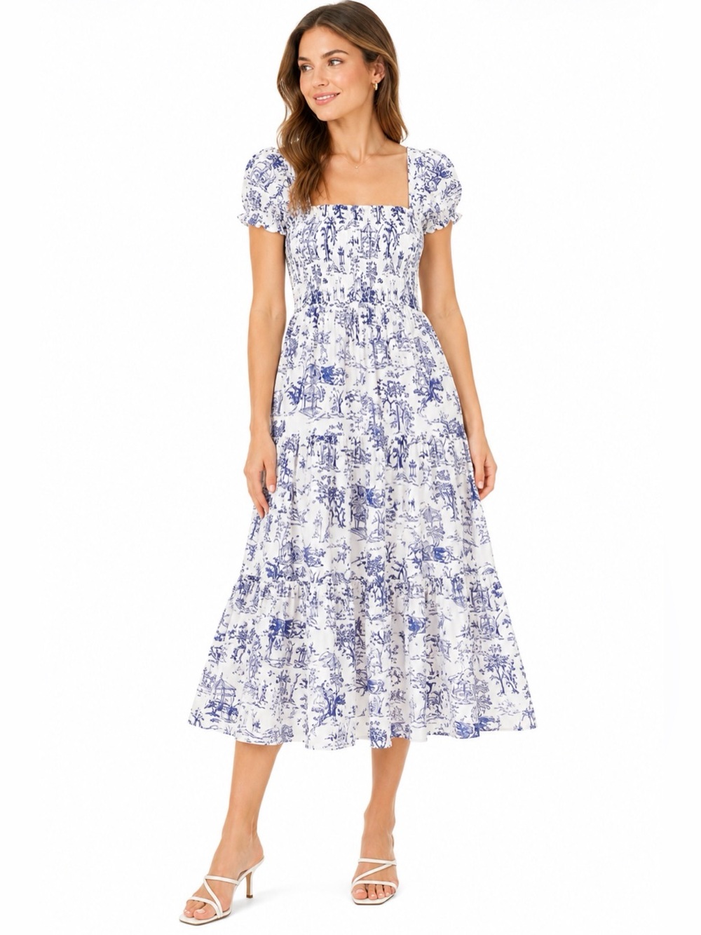 Anthropologie O.P.T , Daphnis toile midi dress, Size M